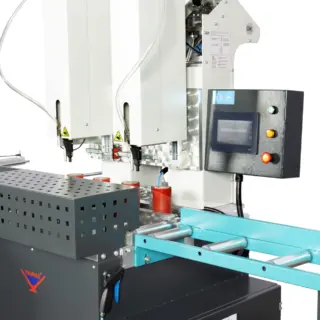 SM 206 – Destornillador de acero de refuerzo de doble cabezal totalmente automático