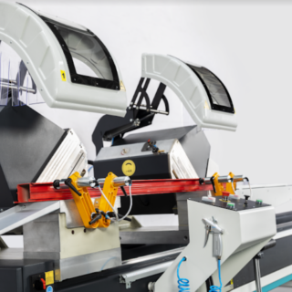 DC 421 PSD – Double Head Mitre Saw Machine (Full Automatic)