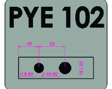 PYE 101 ,PYE 102 ,PYE 103, PYE 104 -Ручной дыропробивной пресс